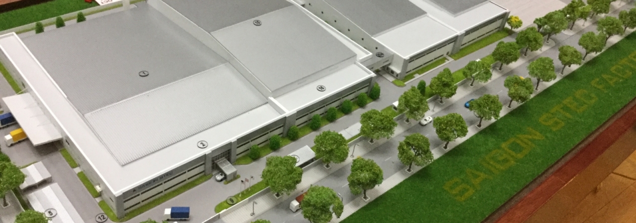 Sa Bàn Mô Hình Nhà Máy SAIGON STEC