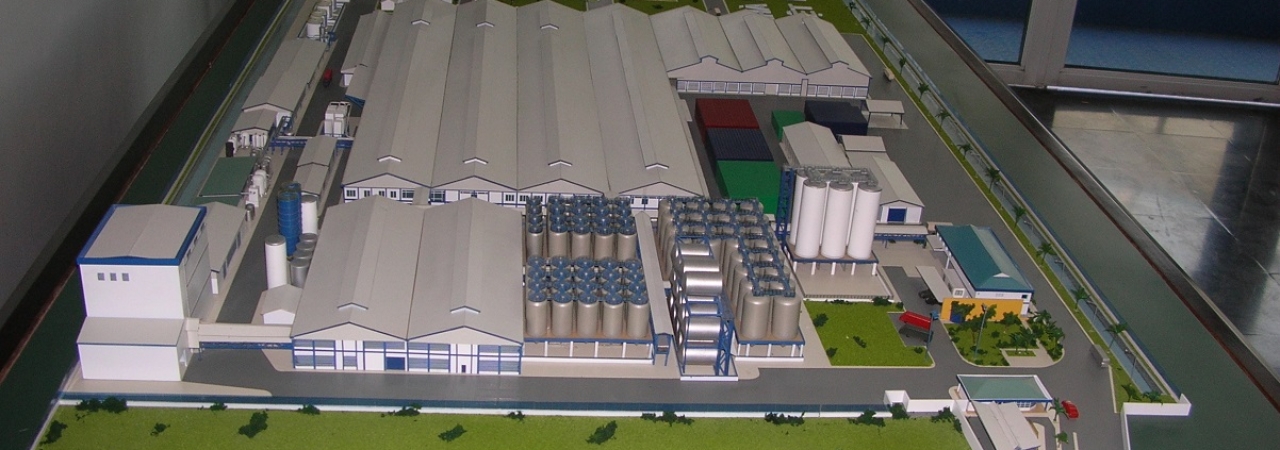 Mô Hình Kiến Trúc Nhà Máy Bia Tiger Heniken Tp.HCM