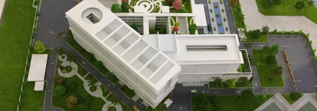 Sa Bàn Mô Hình Kiến Trúc Bệnh Viện Nhi Cần Thơ