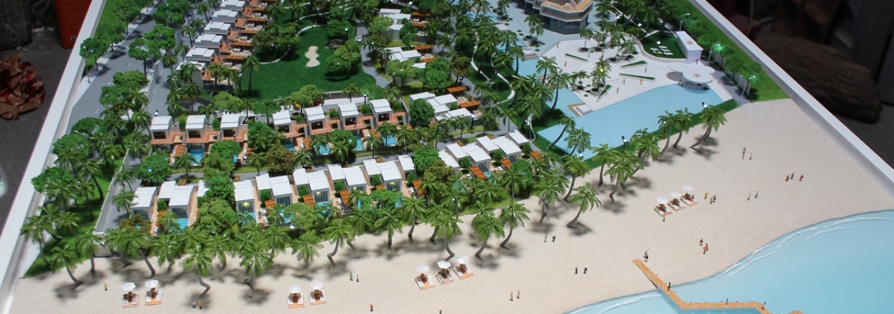 MÔ HÌNH KIẾN TRÚC DỰ ÁN CANTAVIL LONG HẢI RESORT