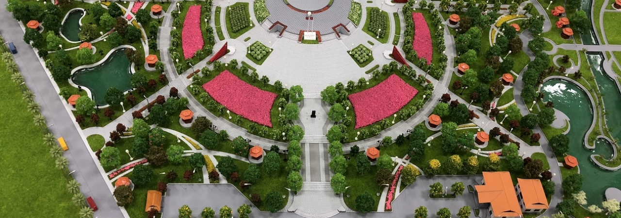 Sa Bàn Mô Hình Công Viên Láng Le Bàu Cò Tp.HCM