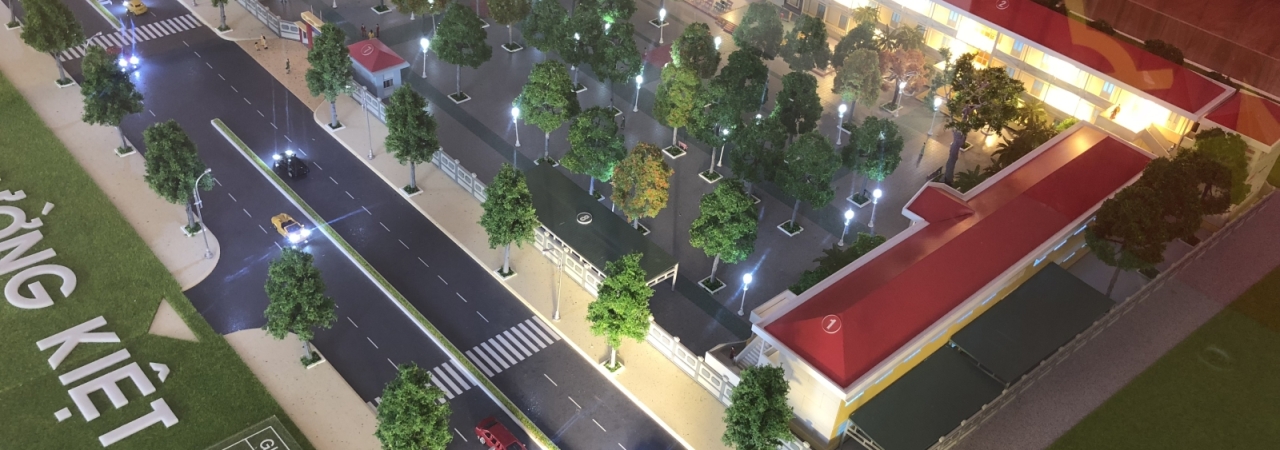 SA BÀN MÔ HÌNH TRƯỜNG LÝ THƯỜNG KIỆT LAGI BÌNH THUẬN