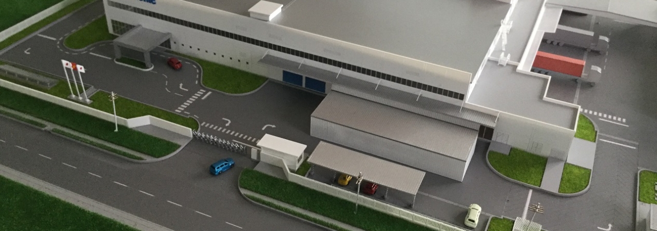 MÔ HÌNH KIẾN TRÚC NHÀ MÁY PANASONIC TP.HCM