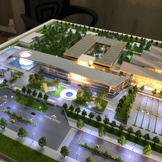 MÔ HÌNH KIẾN TRÚC DỰ ÁN BỆNH VIỆN LÂM ĐỒNG