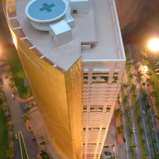 MÔ HÌNH KIẾN TRÚC DỰ ÁN KHÁNH HỘI TOWER