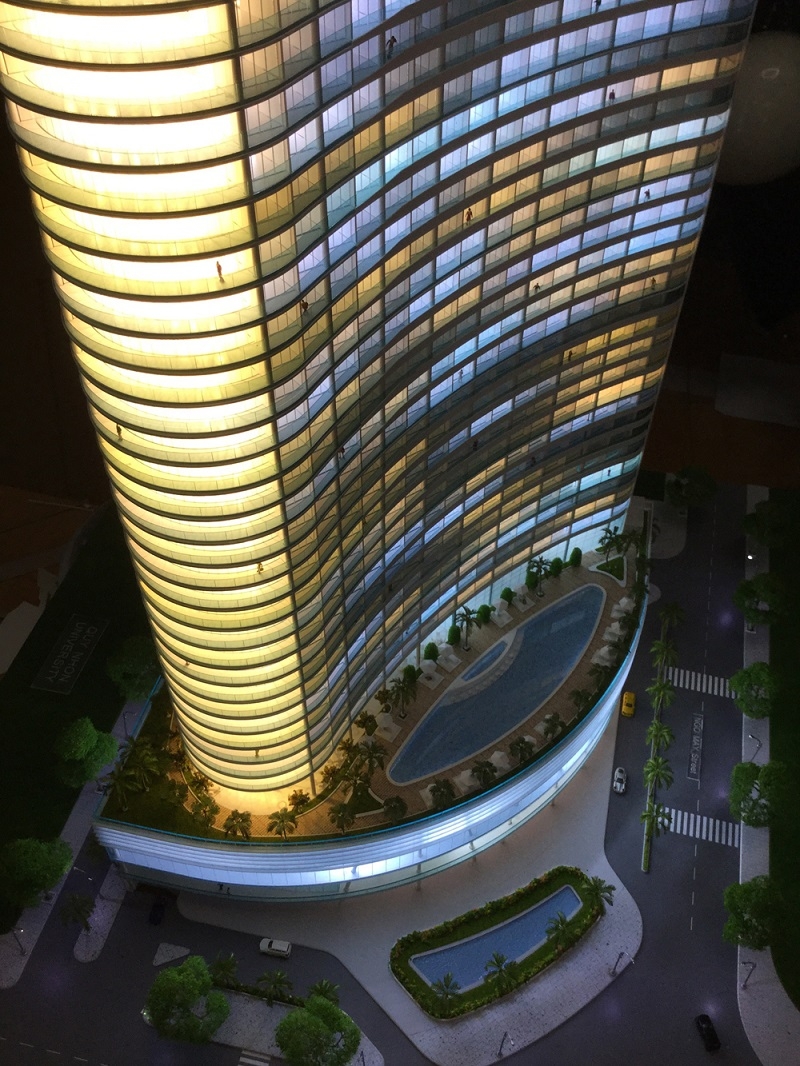 Mô Hình Kiến Trúc Phương Án Thiết Kế Hoa Sen Tower