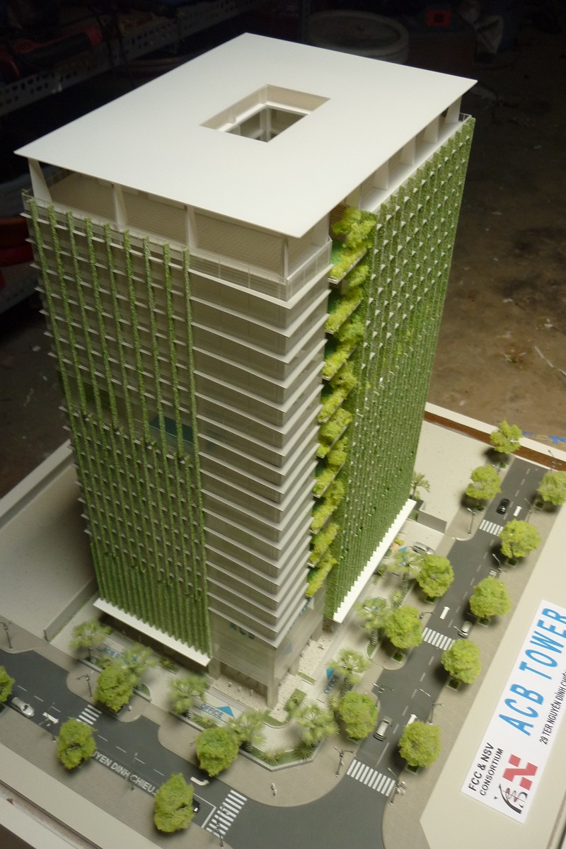 MÔ HÌNH KIẾN TRÚC DỰ ÁN ACB TOWER  TẠI ARCHI-BAO