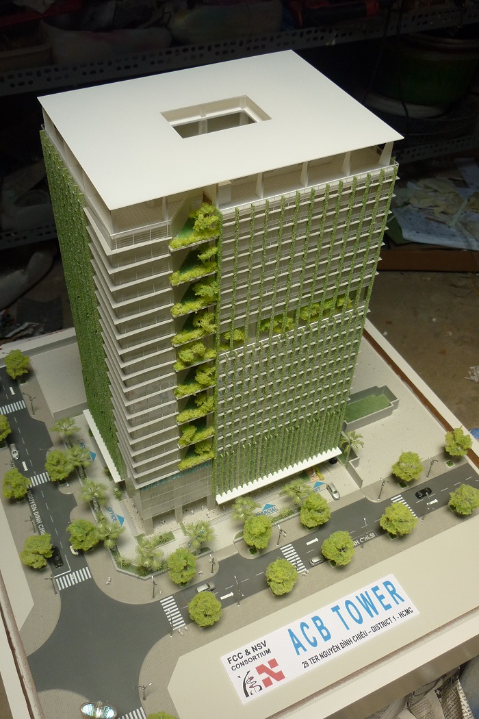 MÔ HÌNH KIẾN TRÚC DỰ ÁN ACB TOWER  TẠI ARCHI-BAO