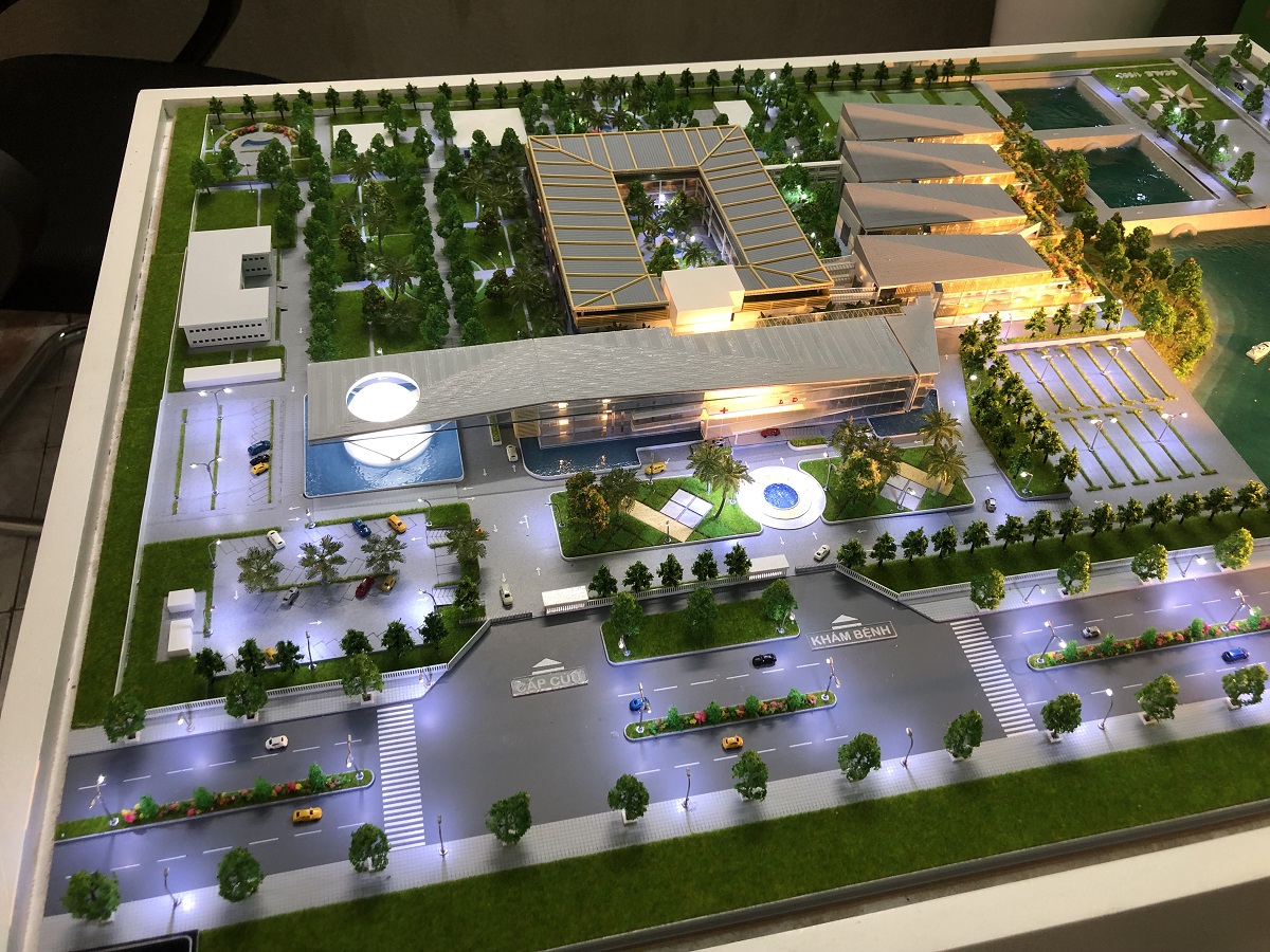 MÔ HÌNH KIẾN TRÚC DỰ ÁN BỆNH VIỆN LÂM ĐỒNG TẠI ARCHI-BAO