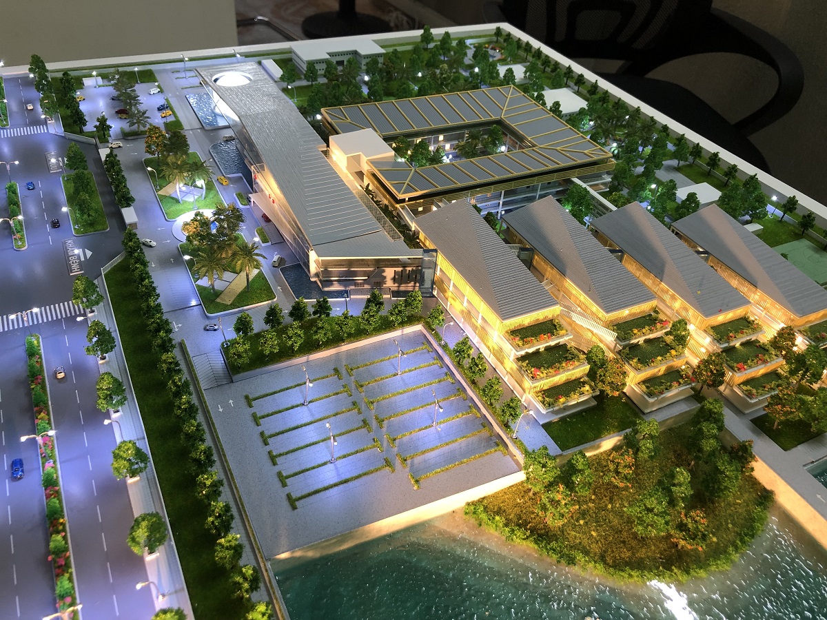 MÔ HÌNH KIẾN TRÚC DỰ ÁN BỆNH VIỆN LÂM ĐỒNG TẠI ARCHI-BAO