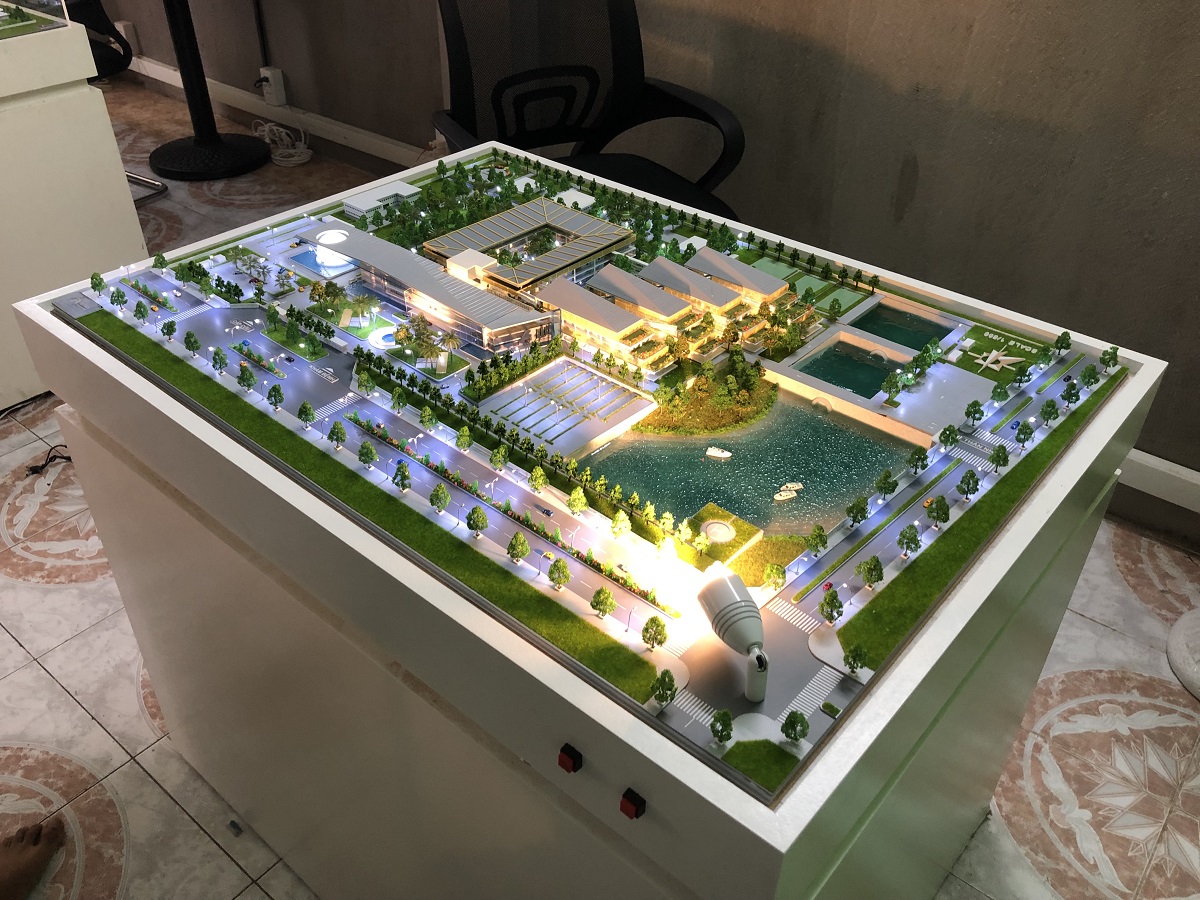 MÔ HÌNH KIẾN TRÚC DỰ ÁN BỆNH VIỆN LÂM ĐỒNG TẠI ARCHI-BAO