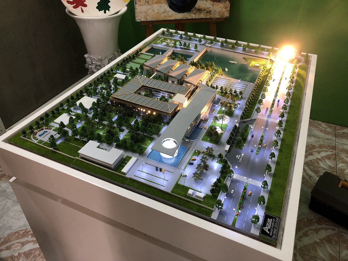 MÔ HÌNH KIẾN TRÚC DỰ ÁN BỆNH VIỆN LÂM ĐỒNG TẠI ARCHI-BAO