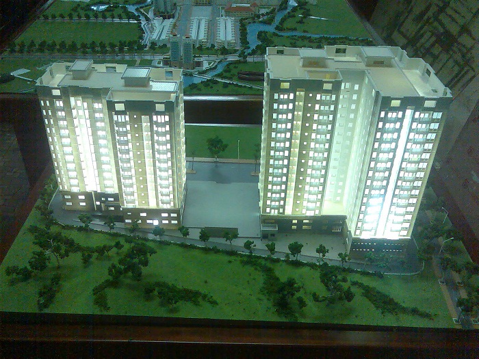 MÔ HÌNH KIẾN TRÚC DỰ ÁN CHUNG CƯ TRƯỜNG THỌ TẠI ARCHI - BAO