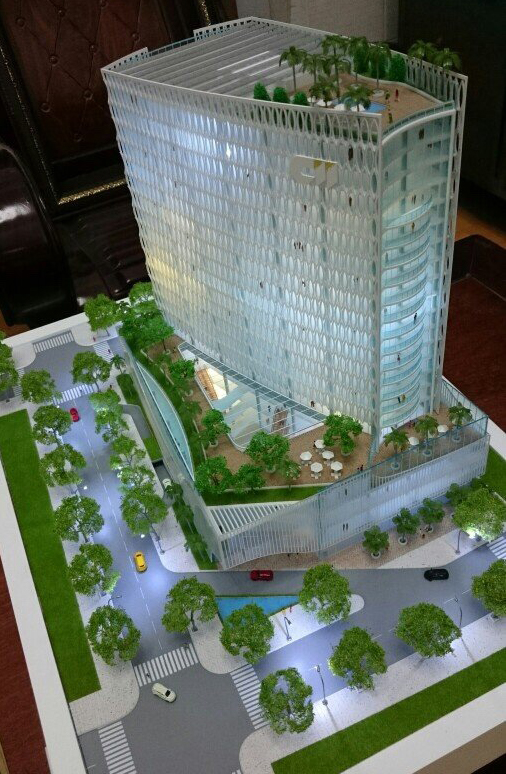 Mô Hình Kiến Trúc Phương Án Thiết Kế CII Office Tower Thủ Thiêm Tại Archi - Bao