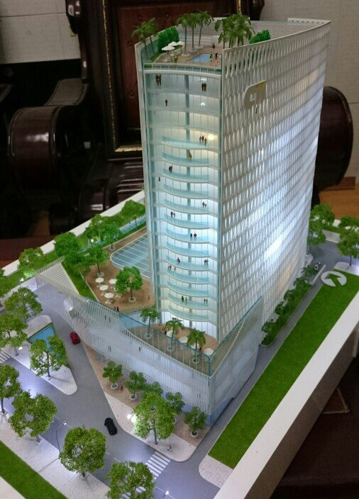 Mô Hình Kiến Trúc Phương Án Thiết Kế CII Office Tower Thủ Thiêm Tại Archi - Bao
