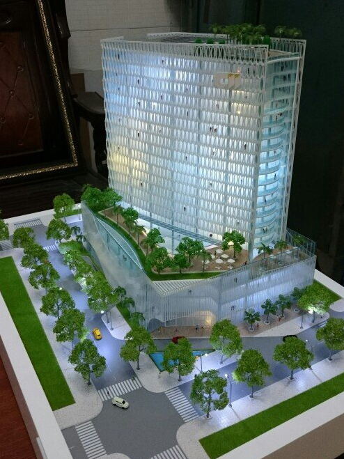 Mô Hình Kiến Trúc Phương Án Thiết Kế CII Office Tower Thủ Thiêm Tại Archi - Bao