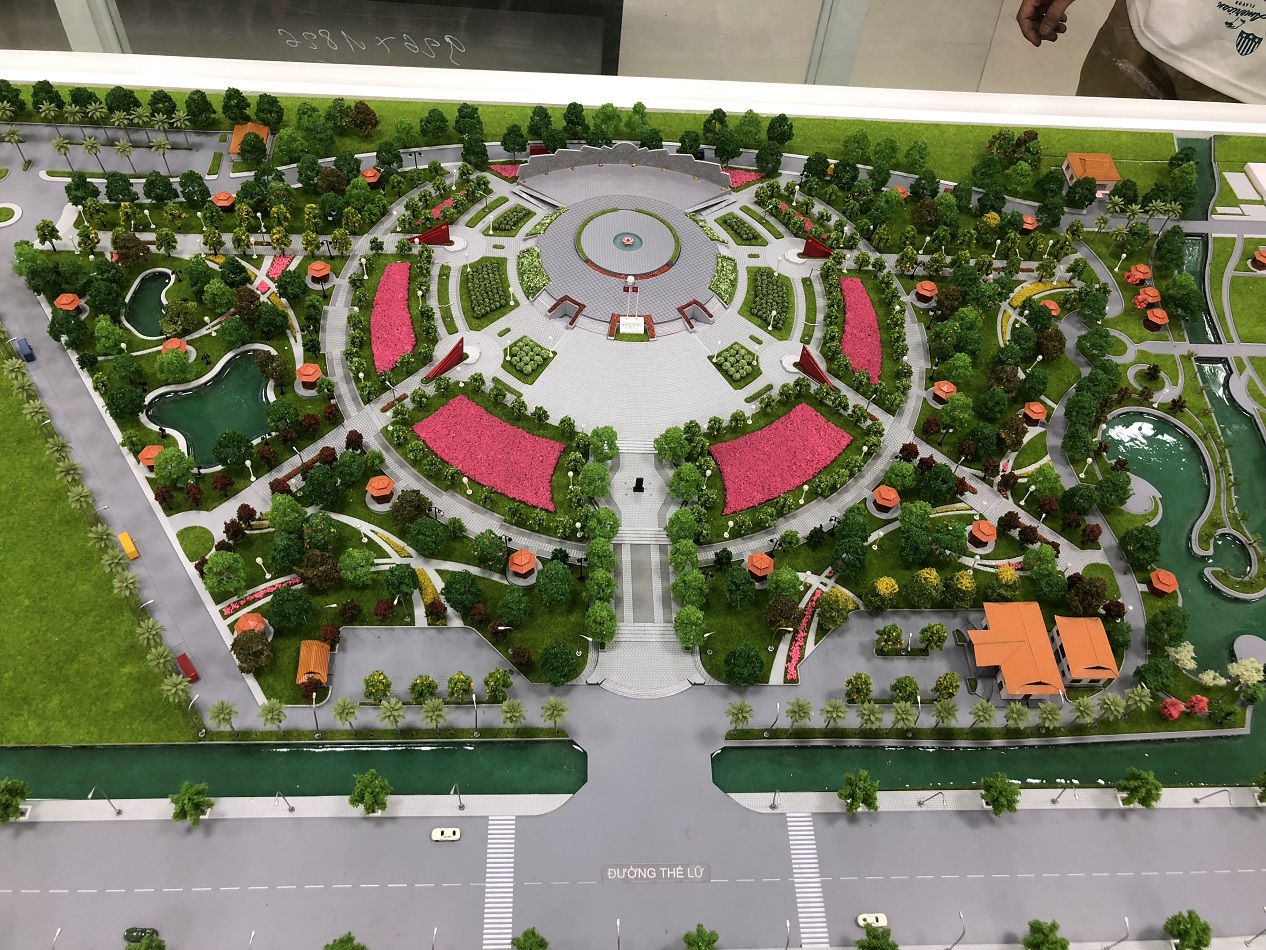 Sa Bàn Mô Hình Công Viên Láng Le Bàu Cò Tp.HCM Tại Archi-Bao