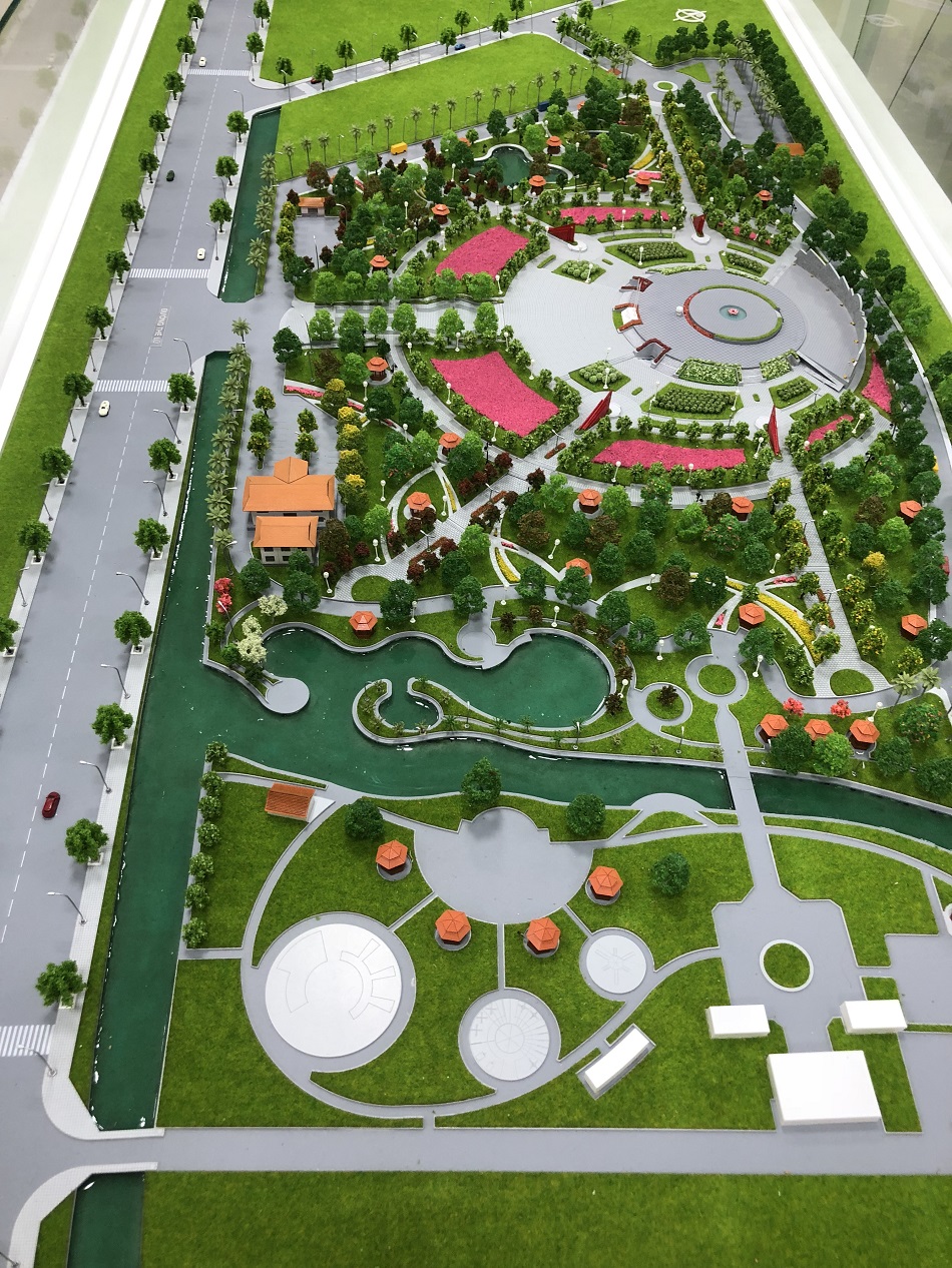 Sa Bàn Mô Hình Công Viên Láng Le Bàu Cò Tp.HCM Tại Archi-Bao