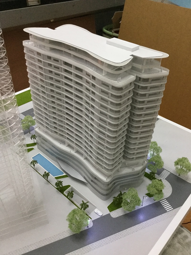 Mô Hình Kiến Trúc Phương Án Thiết Kế Căn Hộ Cao Cấp Tại Archi - Bao