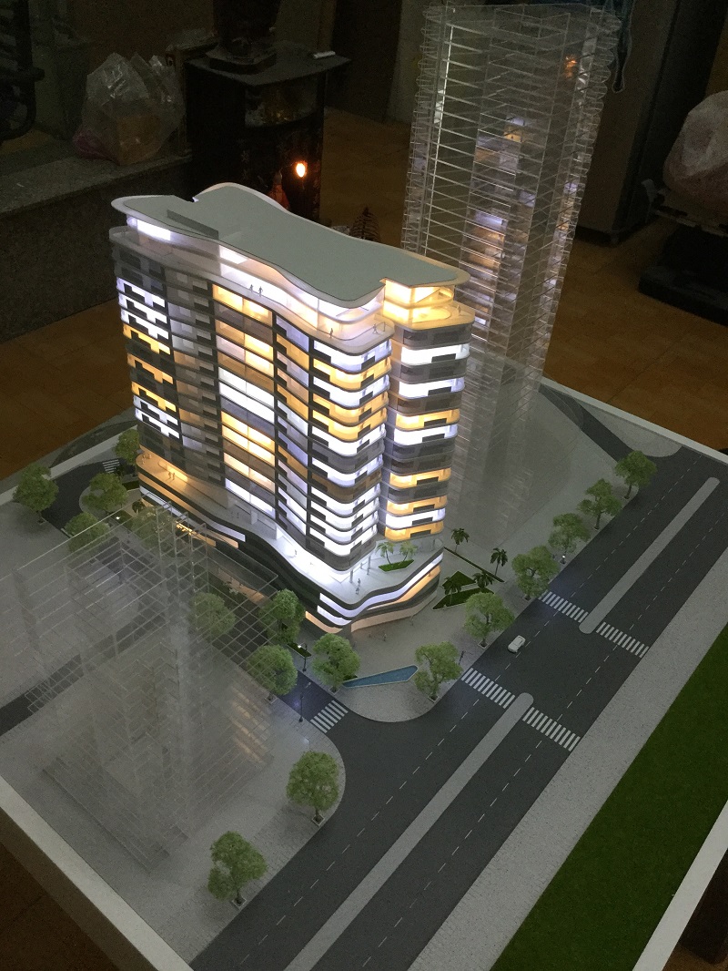 Mô Hình Kiến Trúc Phương Án Thiết Kế Căn Hộ Cao Cấp Tại Archi - Bao