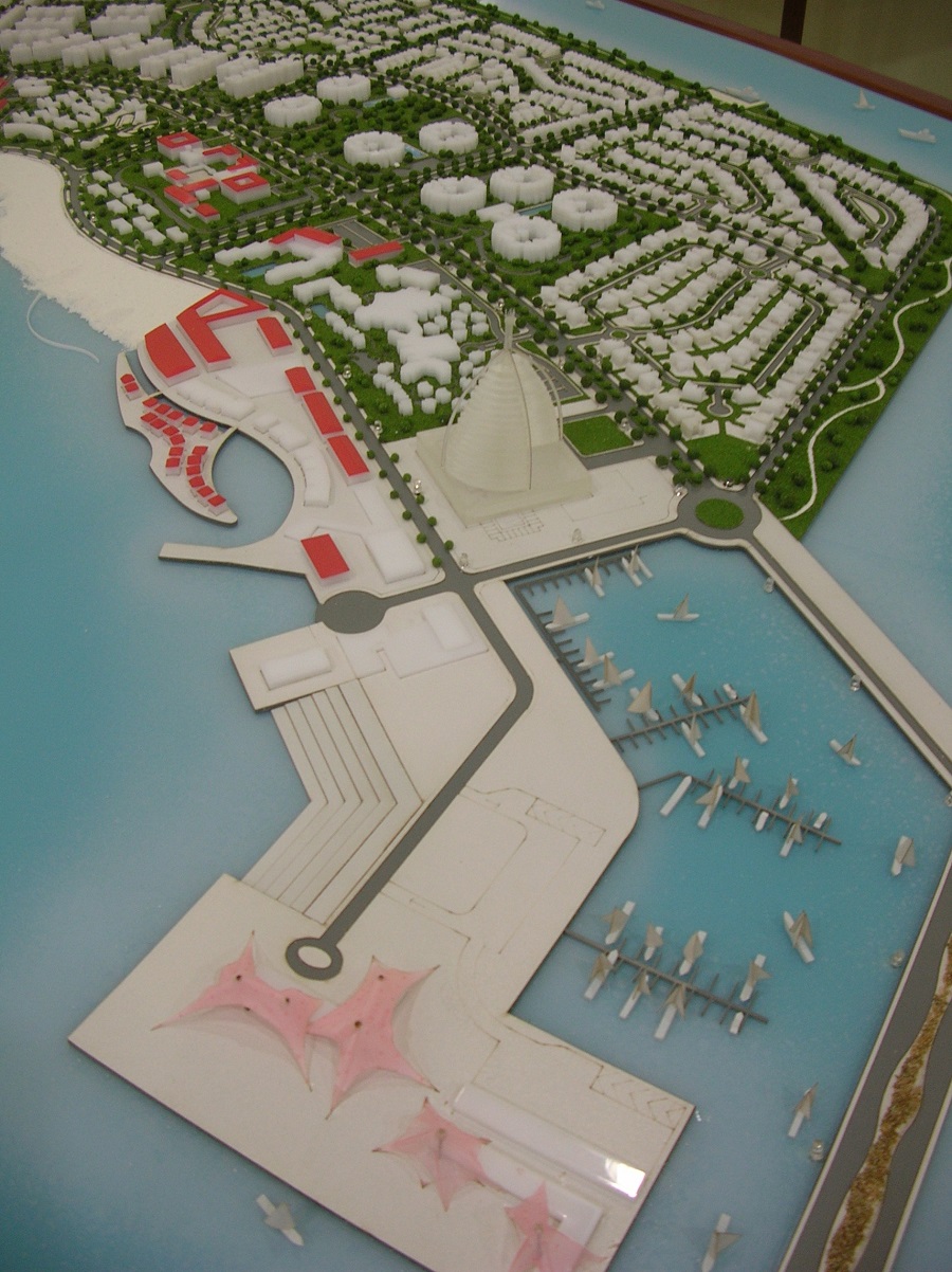 Sa Bàn Mô Hình Quy Hoạch Khu Đô Thị Lấn Biển Cần Giờ 1-2000 Tại Archi-Bao