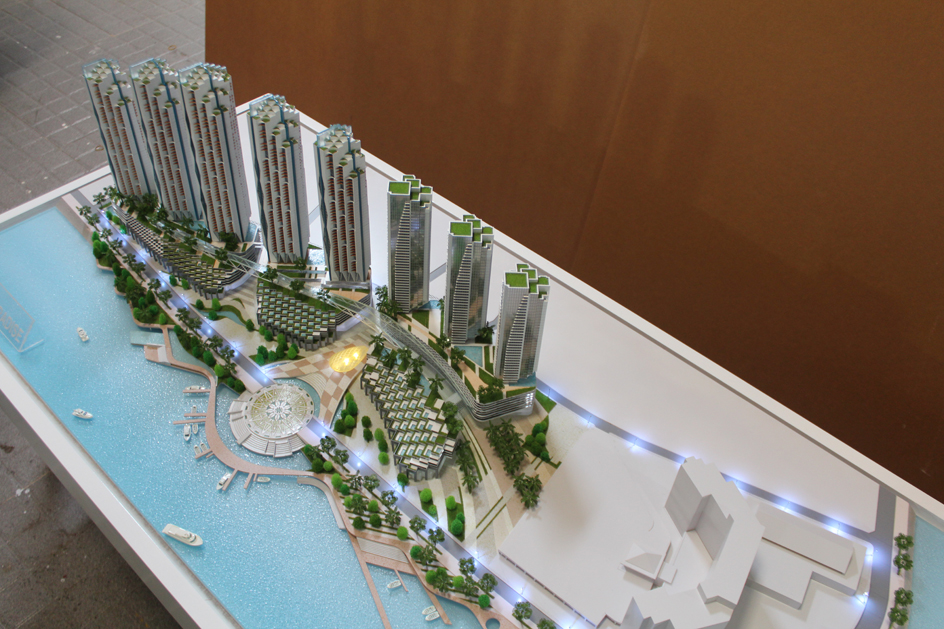 Mô Hình Kiến Trúc Dự Án Chaktomuk Paradise Cambodia Tại Archi - Bao