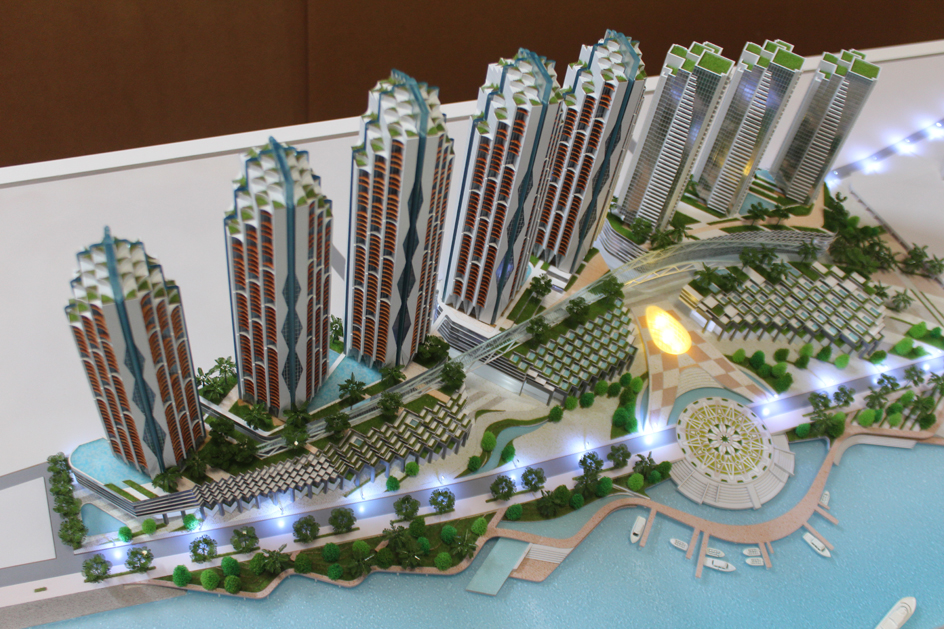 Mô Hình Kiến Trúc Dự Án Chaktomuk Paradise Cambodia Tại Archi - Bao