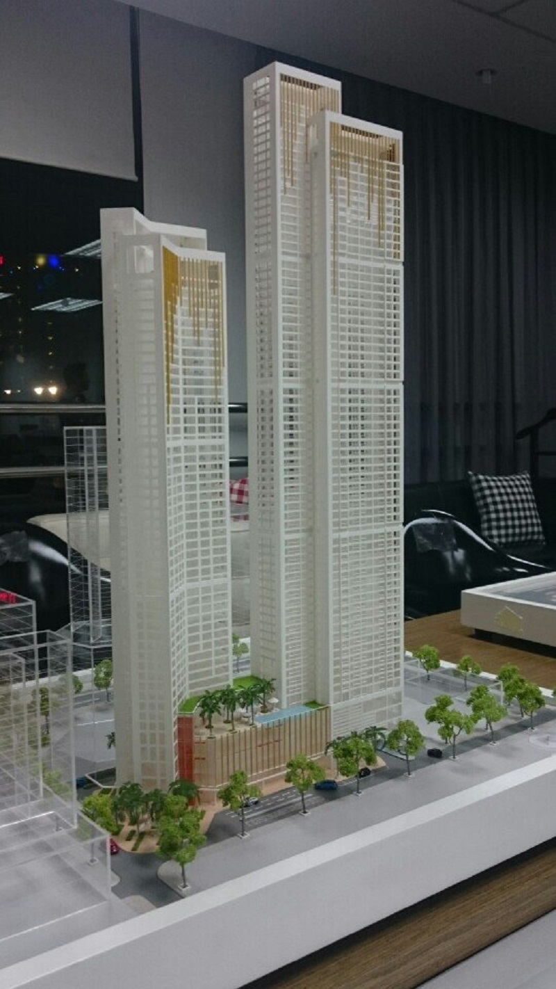 Mô Hình Kiến Trúc Phương Án Thiết Kế Chu Mạnh Trinh Tower Quận 1 Tại Archi - Bao