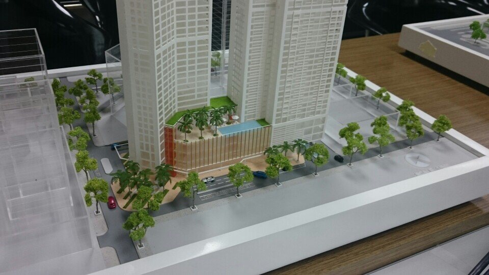 Mô Hình Kiến Trúc Phương Án Thiết Kế Chu Mạnh Trinh Tower Quận 1 Tại Archi - Bao