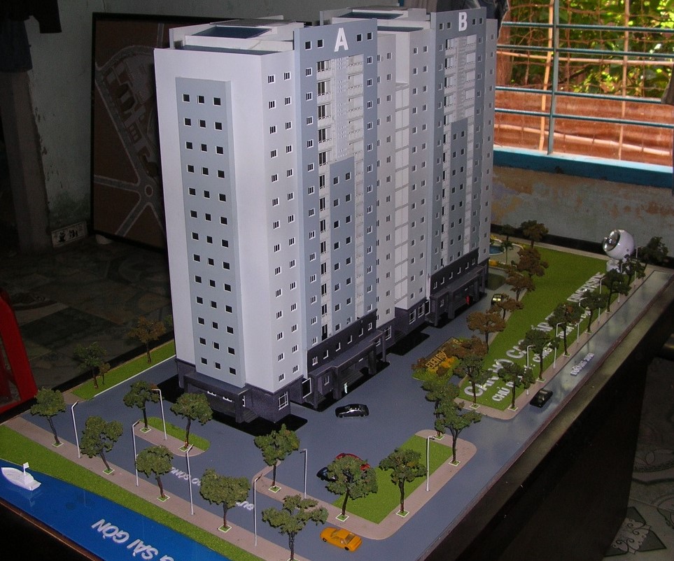 Mô Hình Kiến Trúc Dự Án Chung Cư EDEN quận Tân Bình Tại Archi - Bao
