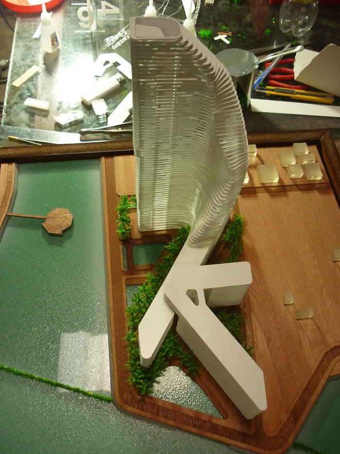 Mô Hình Kiến Trúc Phương Án Thiết Kế Hồ Tây Plaza Tại Archi - Bao