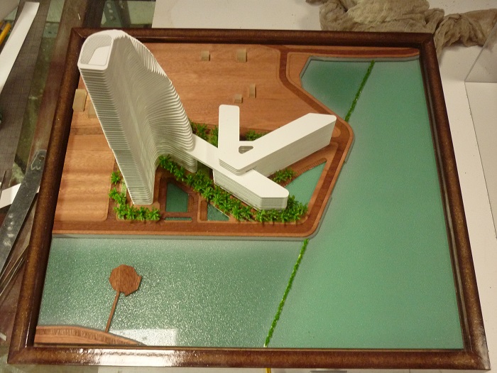 Mô Hình Kiến Trúc Phương Án Thiết Kế Hồ Tây Plaza Tại Archi - Bao