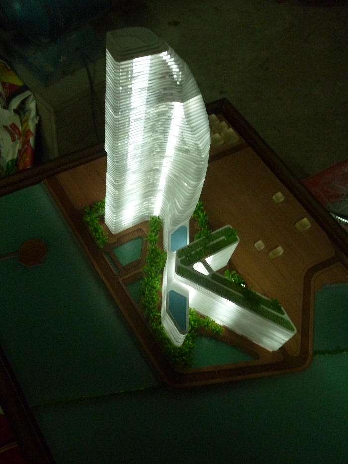 Mô Hình Kiến Trúc Phương Án Thiết Kế Hồ Tây Plaza Tại Archi - Bao