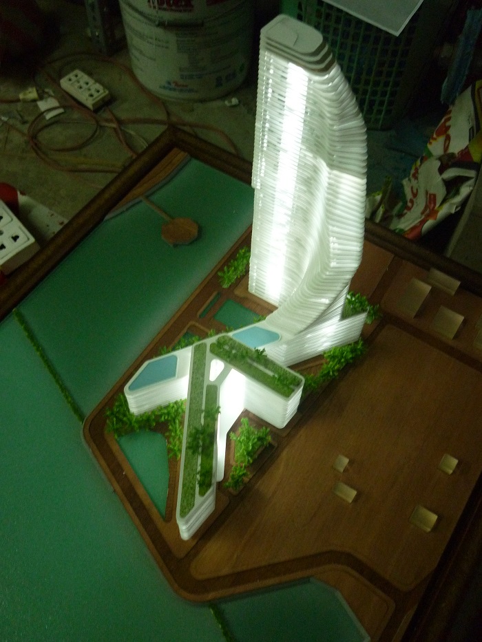 Mô Hình Kiến Trúc Phương Án Thiết Kế Hồ Tây Plaza Tại Archi - Bao