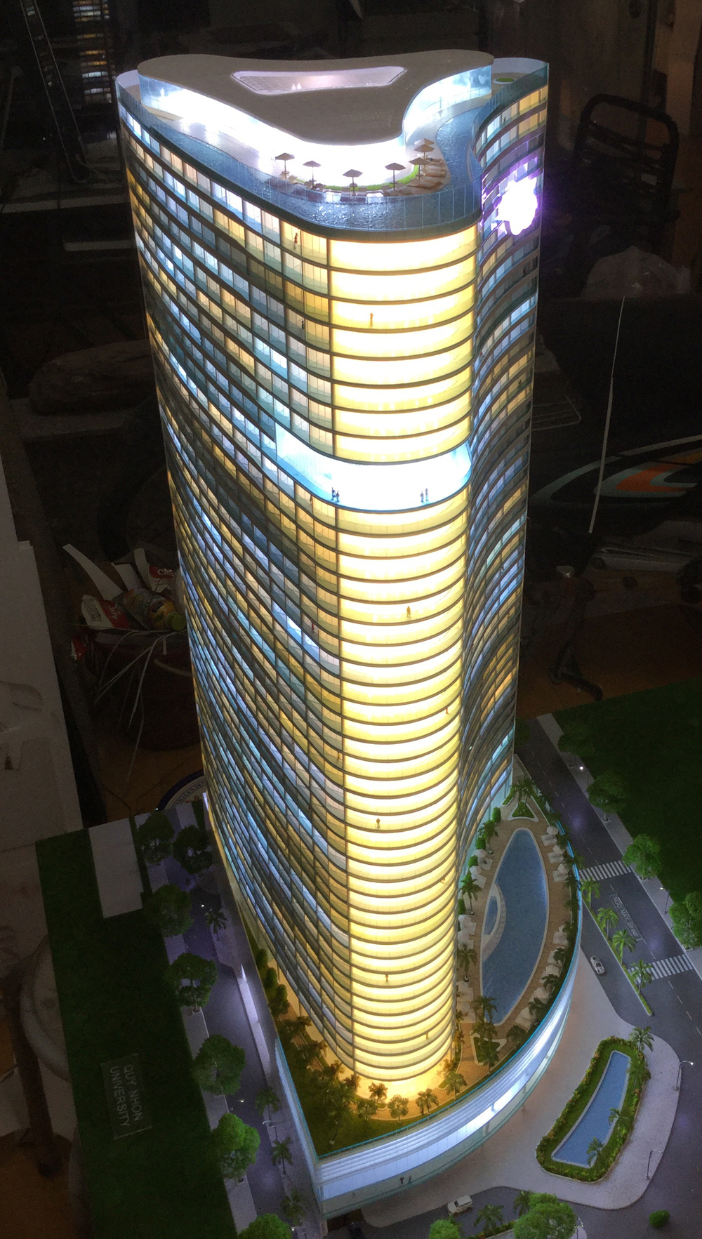 Mô Hình Kiến Trúc Phương Án Thiết Kế Hoa Sen Tower Tại Archi - Bao