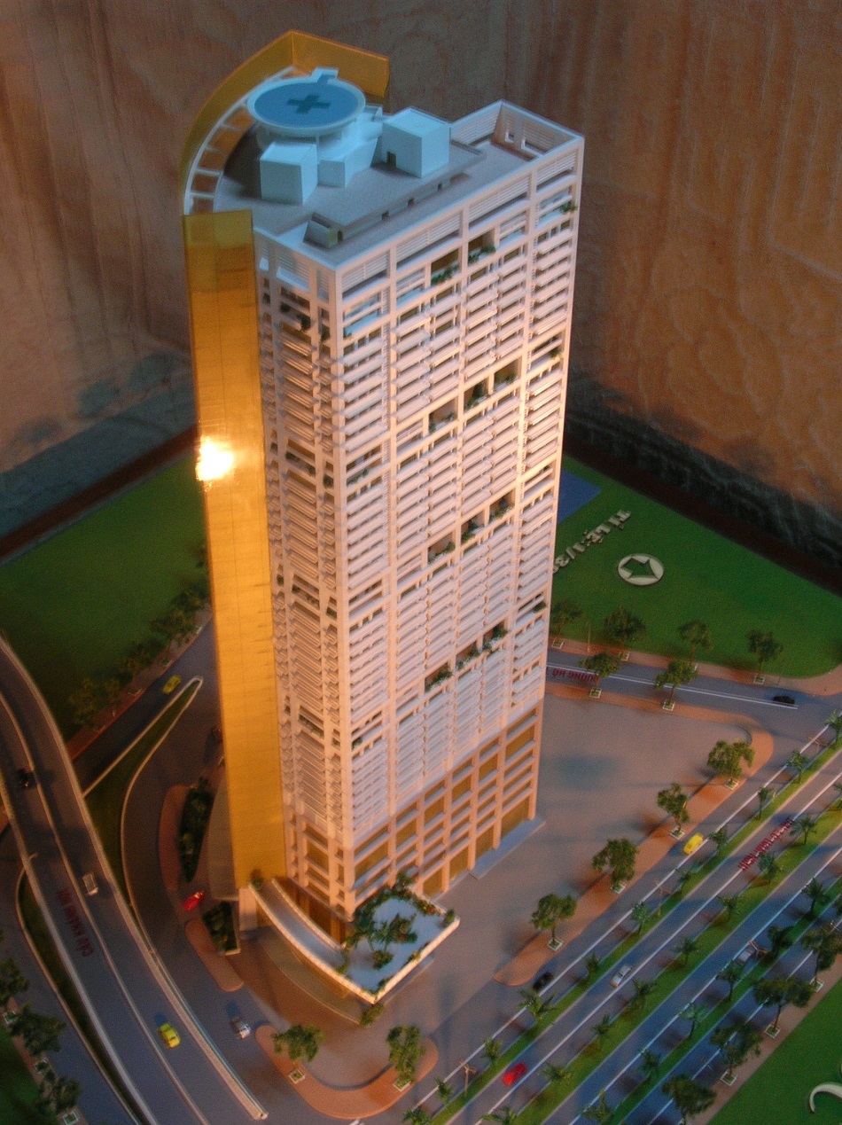 MÔ HÌNH KIẾN TRÚC DỰ ÁN KHÁNH HỘI TOWER tại Archi - Bao