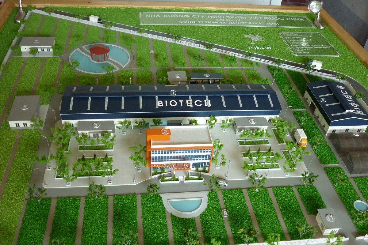 SA BÀN MÔ HÌNH NHÀ MÁY CHẾ BIẾN RAU SẠCH TPHCM TẠI ARCHI - BAO