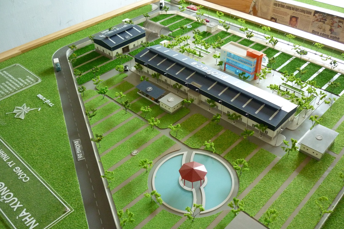 SA BÀN MÔ HÌNH NHÀ MÁY CHẾ BIẾN RAU SẠCH TPHCM TẠI ARCHI - BAO