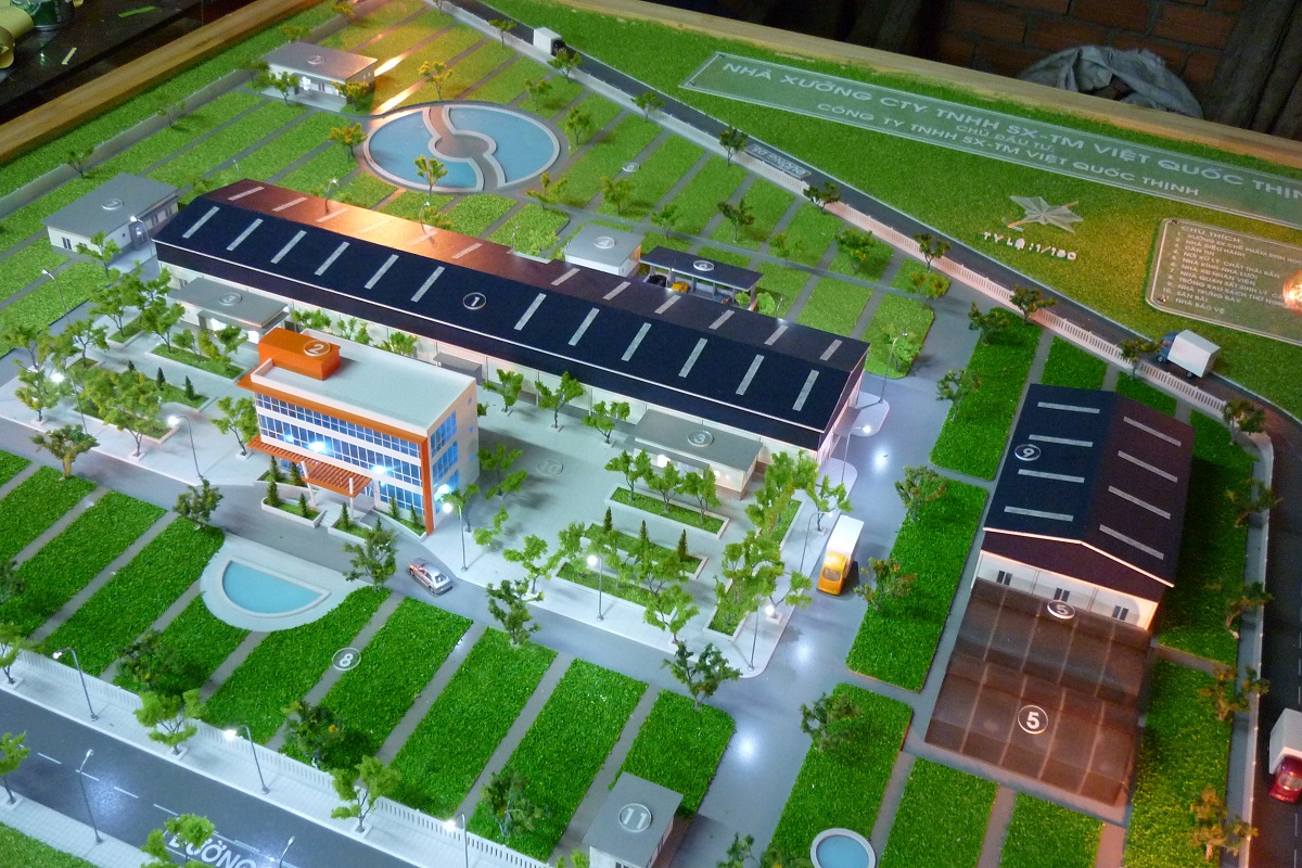 SA BÀN MÔ HÌNH NHÀ MÁY CHẾ BIẾN RAU SẠCH TPHCM TẠI ARCHI - BAO