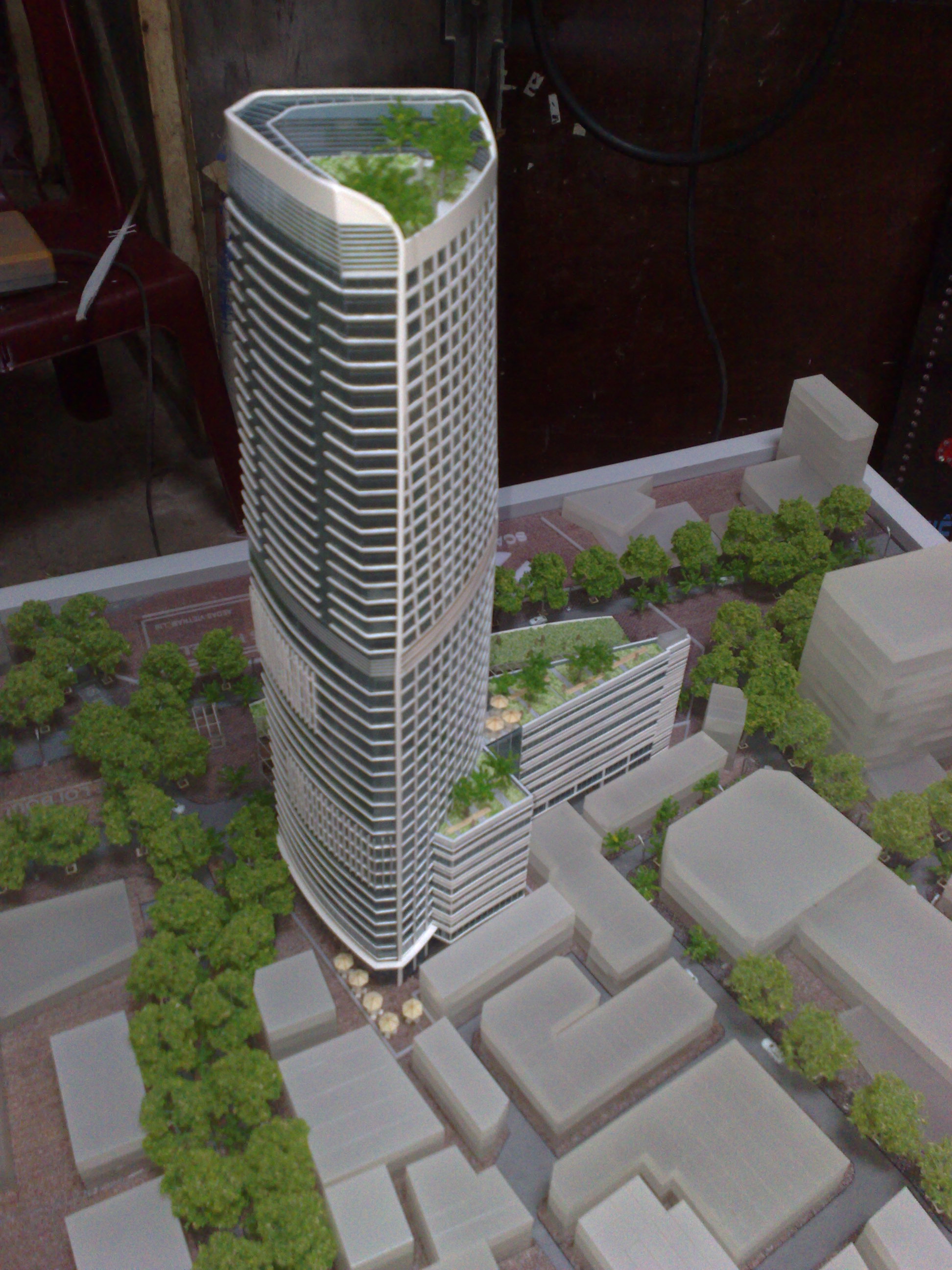 Mô Hình Kiến Trúc Thiết Kế Nexus Tower Quận 1 Tại Archi - Bao