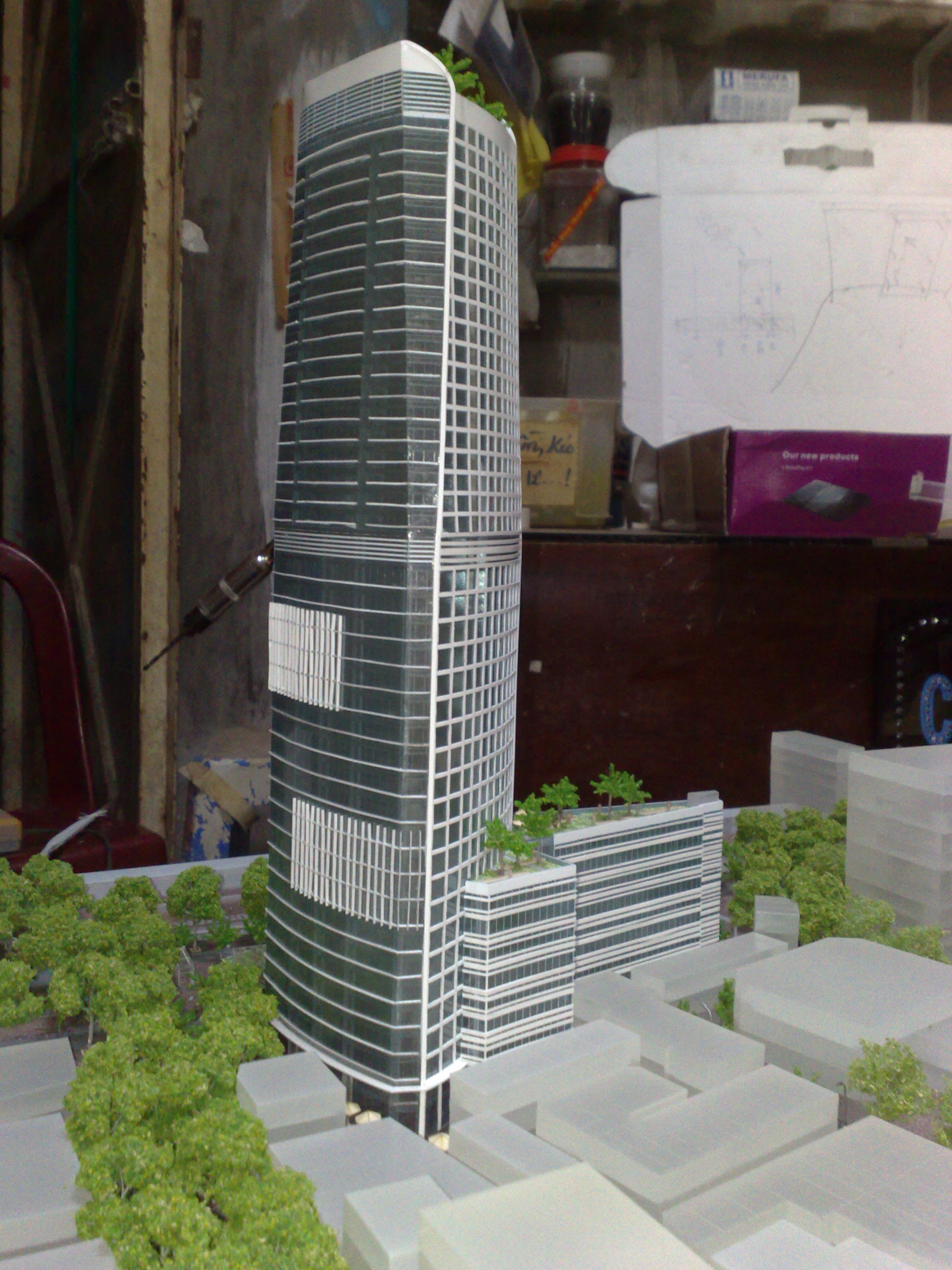 Mô Hình Kiến Trúc Thiết Kế Nexus Tower Quận 1 Tại Archi - Bao