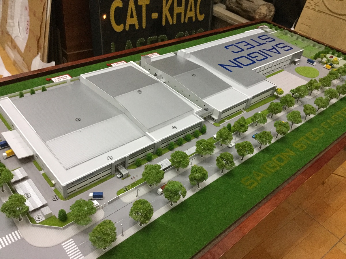Sa Bàn Mô Hình Nhà Máy SAIGON STEC Tại Archi - Bao