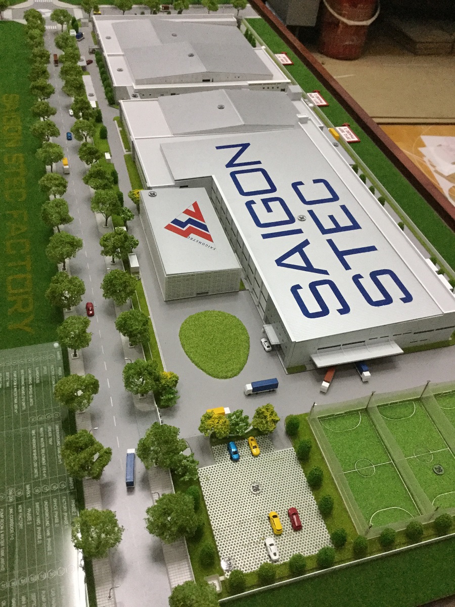 Sa Bàn Mô Hình Nhà Máy SAIGON STEC Tại Archi - Bao