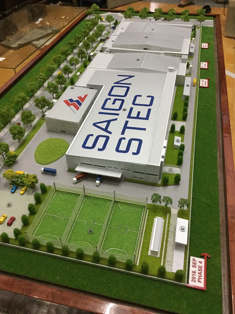 Sa Bàn Mô Hình Nhà Máy SAIGON STEC Tại Archi - Bao