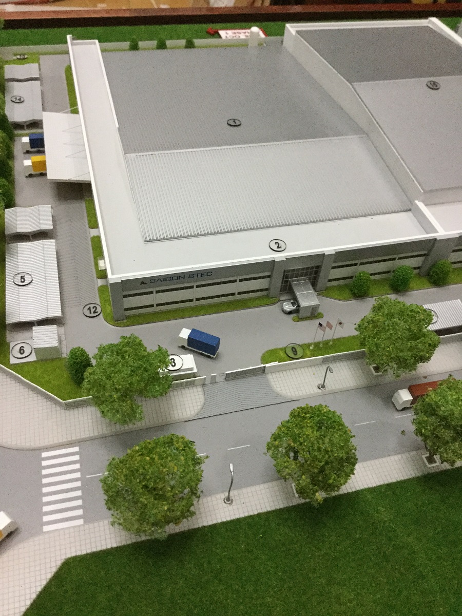 Sa Bàn Mô Hình Nhà Máy SAIGON STEC Tại Archi - Bao