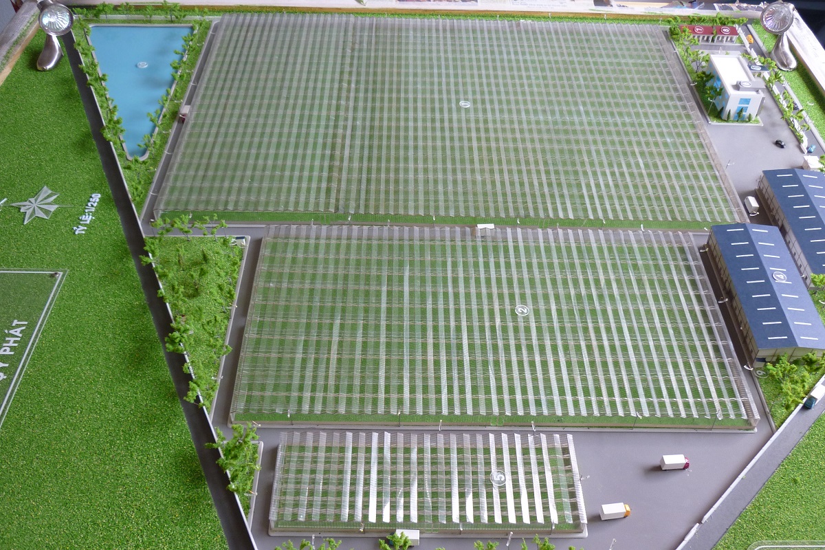 MÔ HÌNH KIẾN TRÚC NHÀ KÍNH NÔNG NGHIỆP SẠCH TẠI ARCHI - BAO