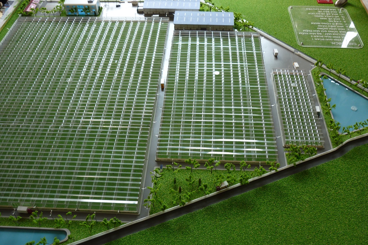 MÔ HÌNH KIẾN TRÚC NHÀ KÍNH NÔNG NGHIỆP SẠCH TẠI ARCHI - BAO
