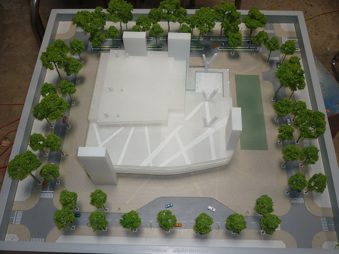 Mô Hình Kiến Trúc Thiết Kế Nhà Thi Đấu Phan Đình Phùng Tại Archi-Bao