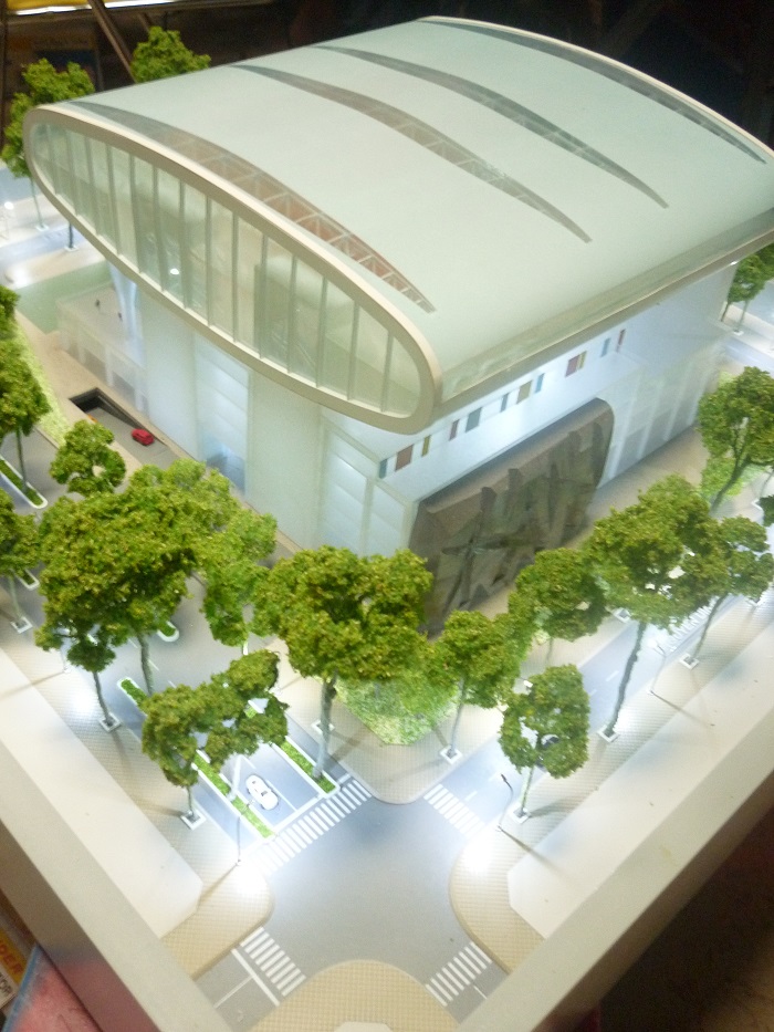 Mô Hình Kiến Trúc Thiết Kế Nhà Thi Đấu Phan Đình Phùng Tại Archi-Bao