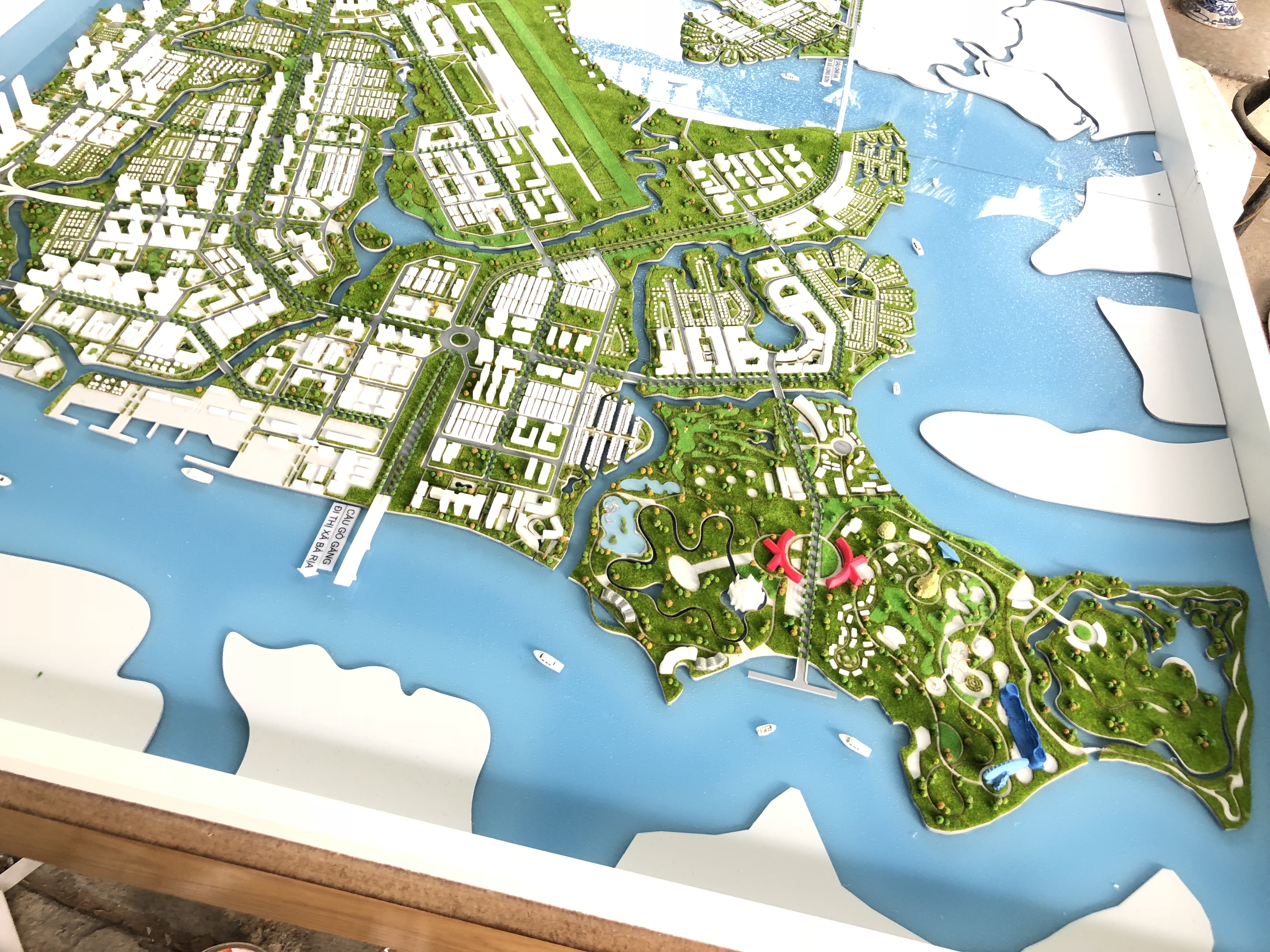 MÔ HÌNH KIẾN TRÚC DỰ ÁN QUI HOẠCH GÒ GĂNG VŨNG TÀU TẠI ARCHI - BAO